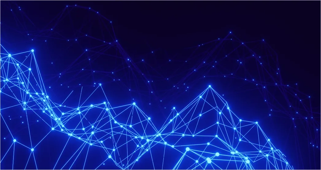 Technologie Hintergrund Abstrakt Verbunden Linien 15e8