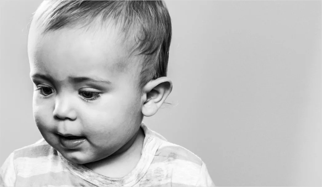 Detail Toddler Portrait Curious Expression Close Up Number 18