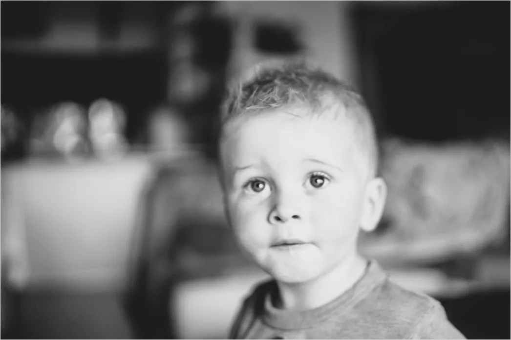 Detail Toddler Portrait Curious Expression Close Up Number 10