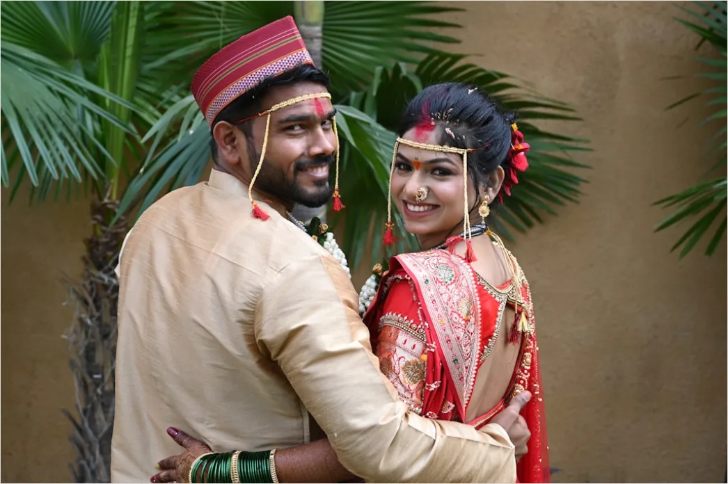 Detail Traditional Wedding Attire Portrait Couple Close Up Number 6