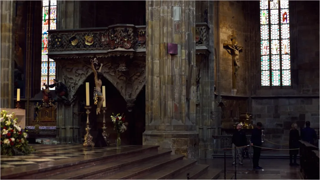 Detail Trauung Kirchlich Altar Dekoration Blumen Number 18