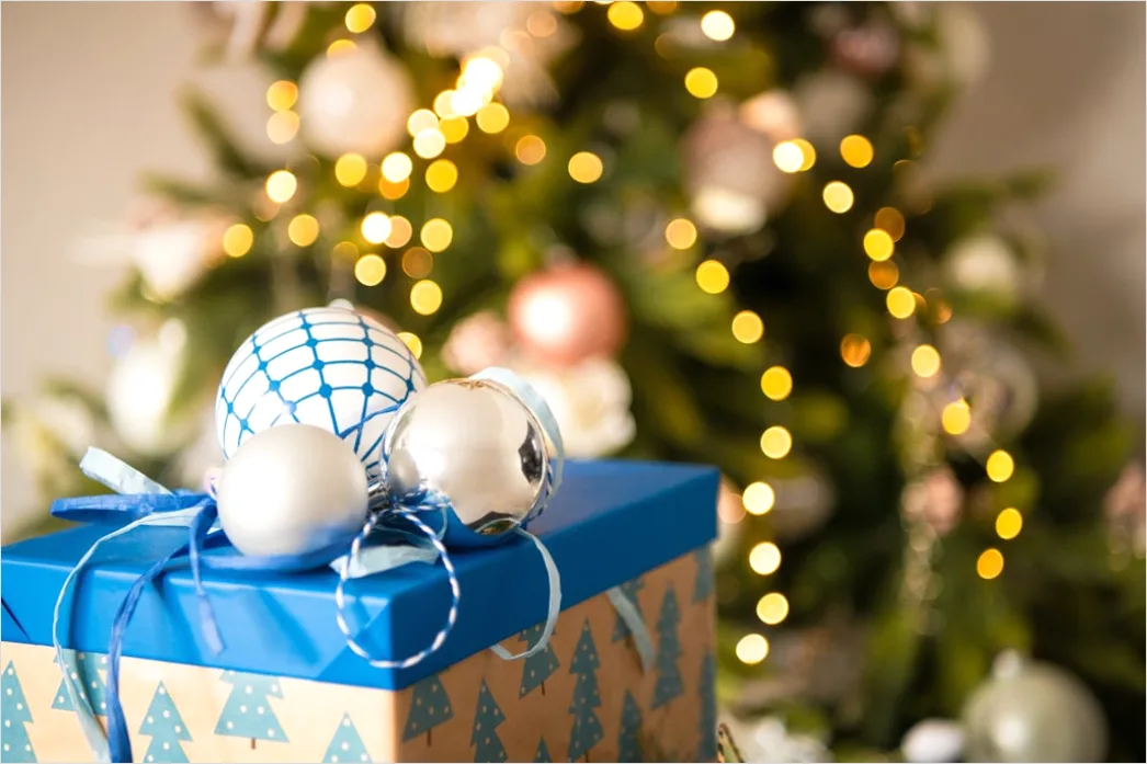 Detail Weihnachten Geschenke Unter Baum Nahaufnahme Number 16