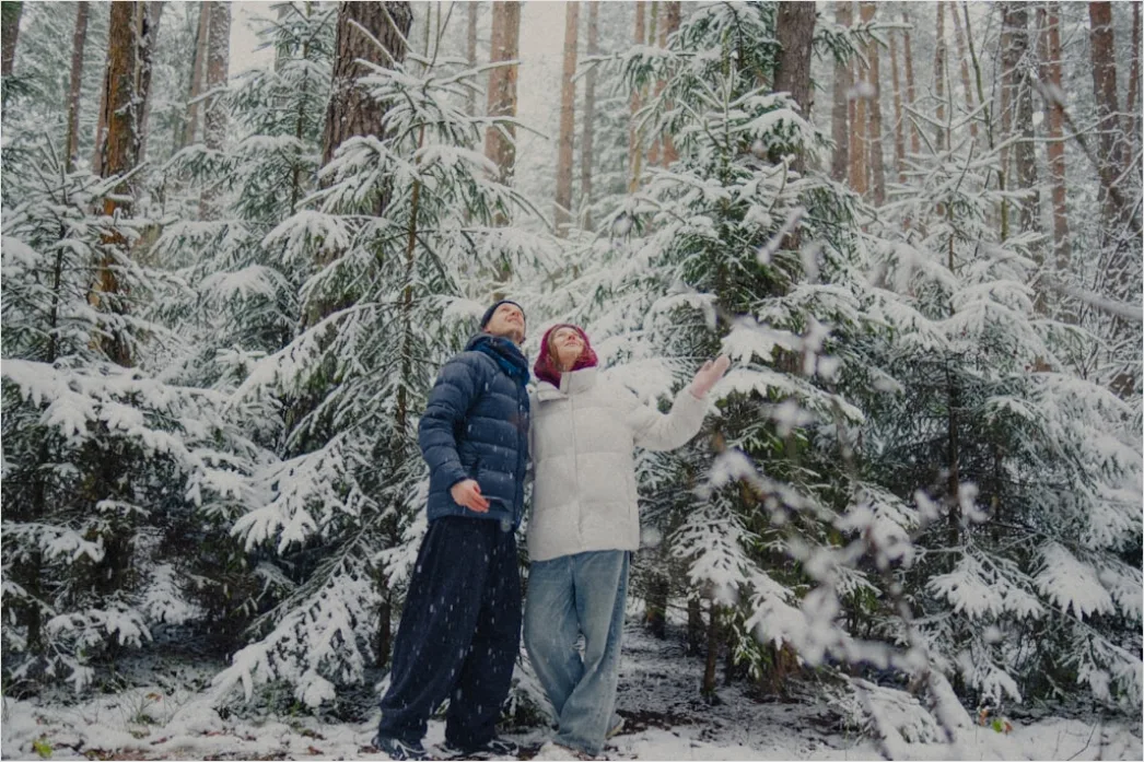 Detail Weihnachten Outdoor Schnee Familie Moment Number 15