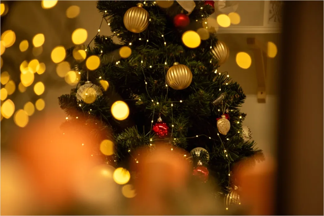 Detail Weihnachtsbaum Detail Kugeln Nahaufnahme Bokeh Number 13
