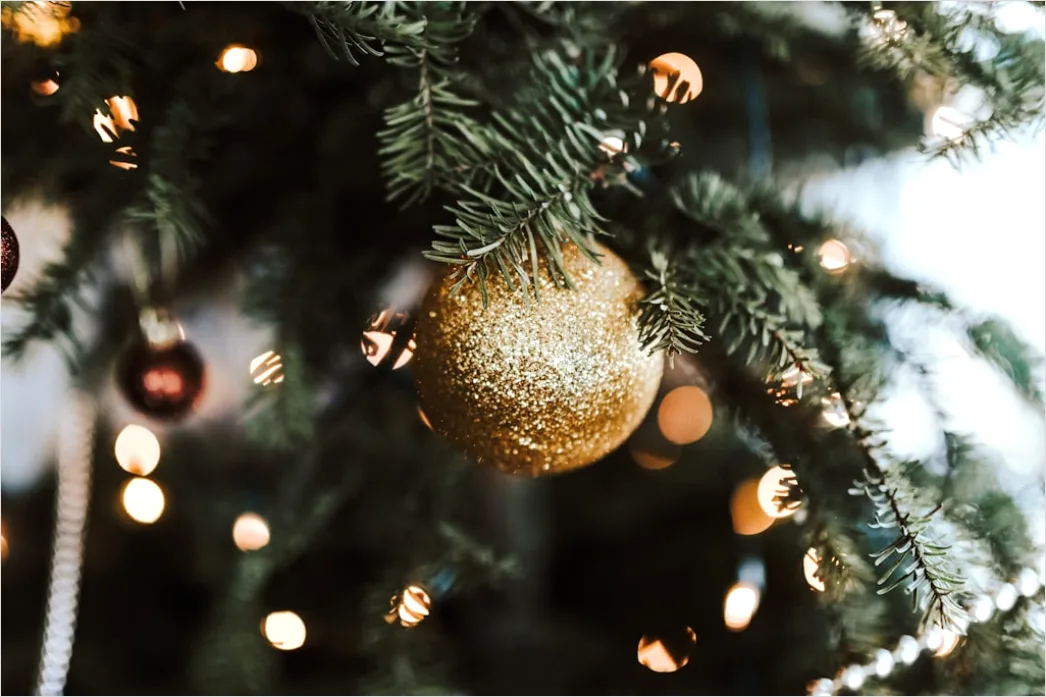 Detail Weihnachtsbaum Detail Kugeln Nahaufnahme Bokeh Number 14