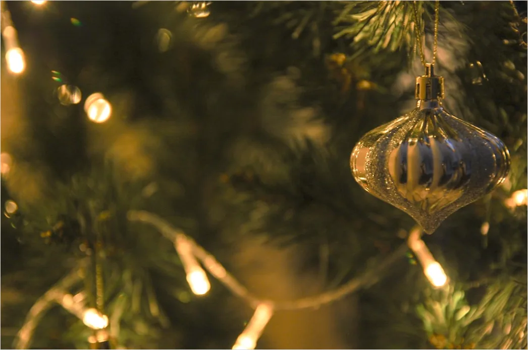 Detail Weihnachtsbaum Detail Kugeln Nahaufnahme Bokeh Number 16