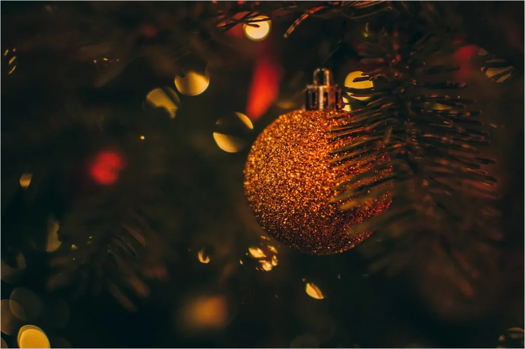 Detail Weihnachtsbaum Detail Kugeln Nahaufnahme Bokeh Number 17