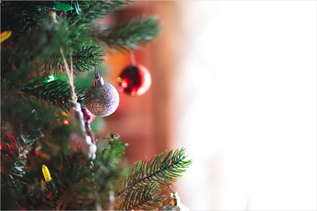 Detail Weihnachtsbaum Detail Kugeln Nahaufnahme Bokeh Number 20
