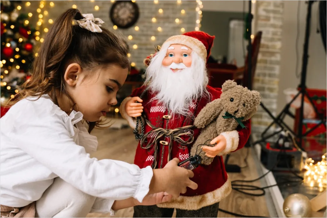 Detail Weihnachtsmann Kind Portrait Studio Number 19