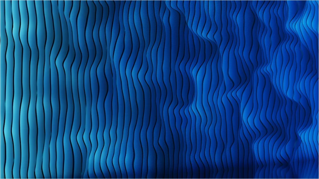 Detail Wellen Abstrakt Hintergrund Blau Fließend Number 19