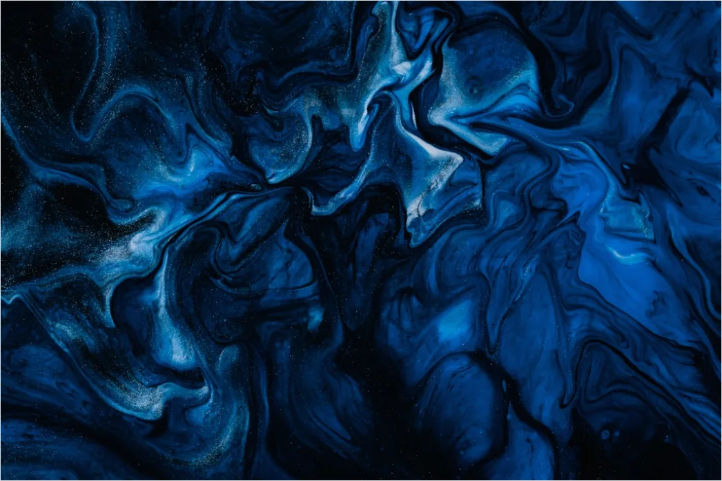 Detail Wellen Abstrakt Hintergrund Blau Fließend Number 5