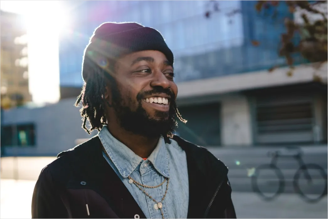 Young Man Portrait Laughing Candid Natural Light 588f