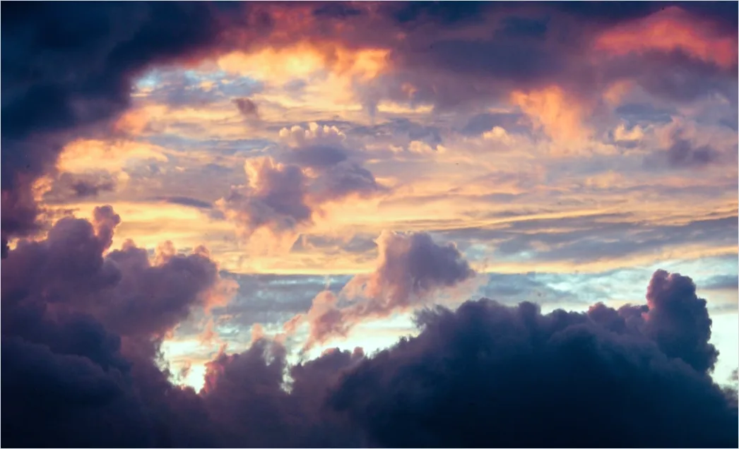 Detail Abendrot Himmel Wolken Dramatisch Number 2