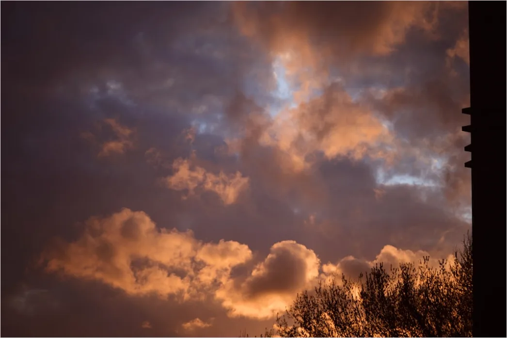 Detail Abendrot Himmel Wolken Dramatisch Number 11
