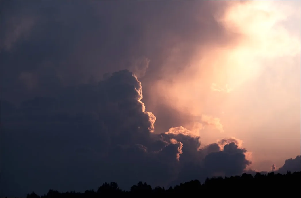 Detail Abendrot Himmel Wolken Dramatisch Number 13