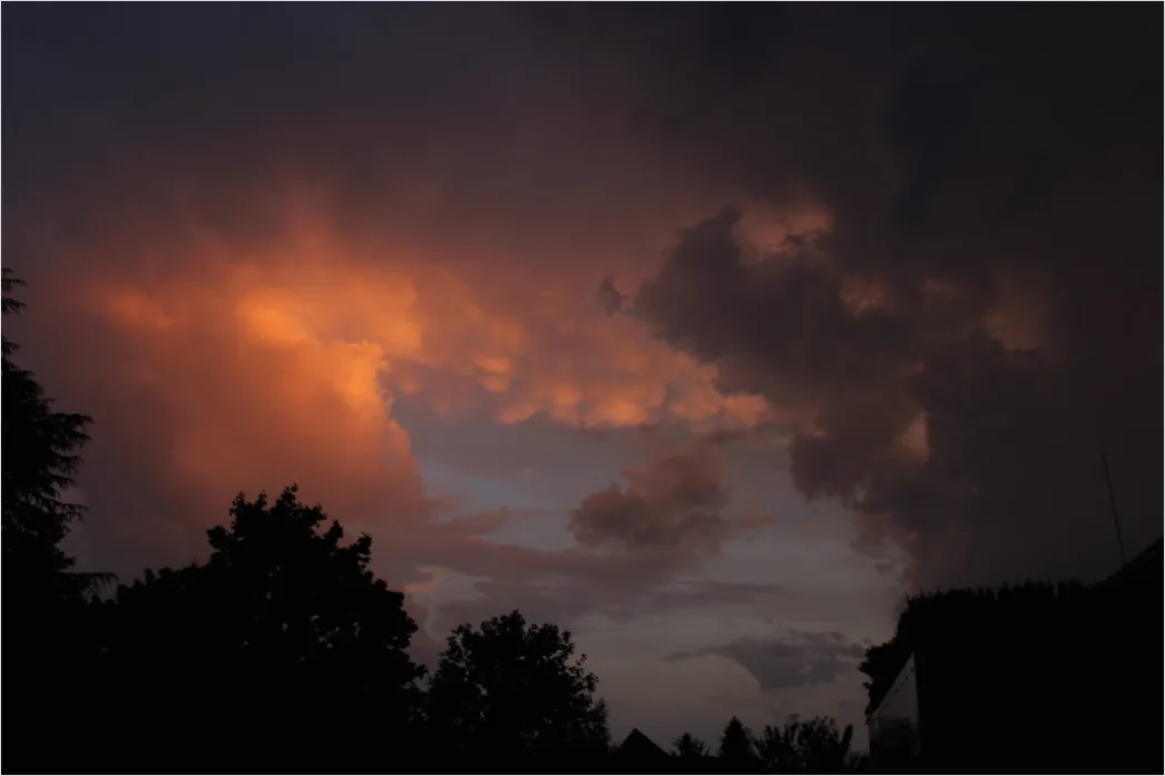 Detail Abendrot Himmel Wolken Dramatisch Number 14