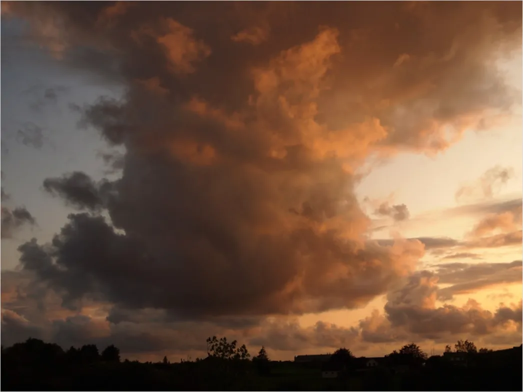 Detail Abendrot Himmel Wolken Dramatisch Number 18