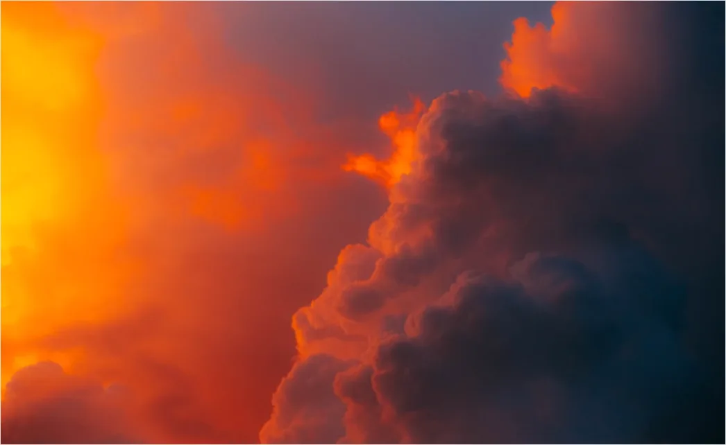 Detail Abendrot Himmel Wolken Dramatisch Number 5