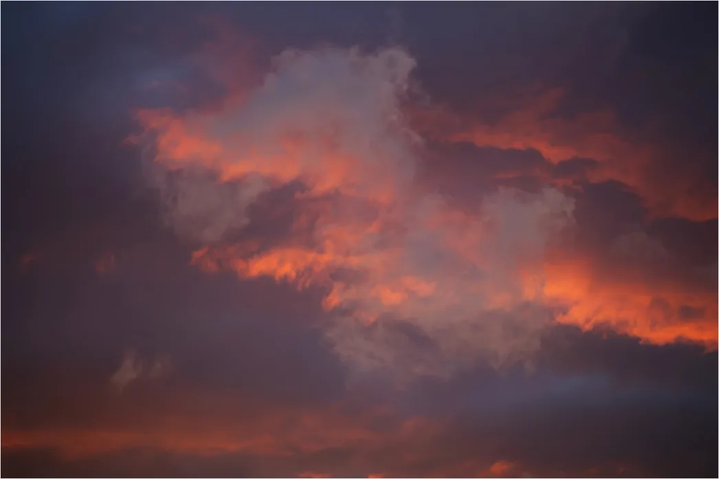 Detail Abendrot Himmel Wolken Dramatisch Number 9