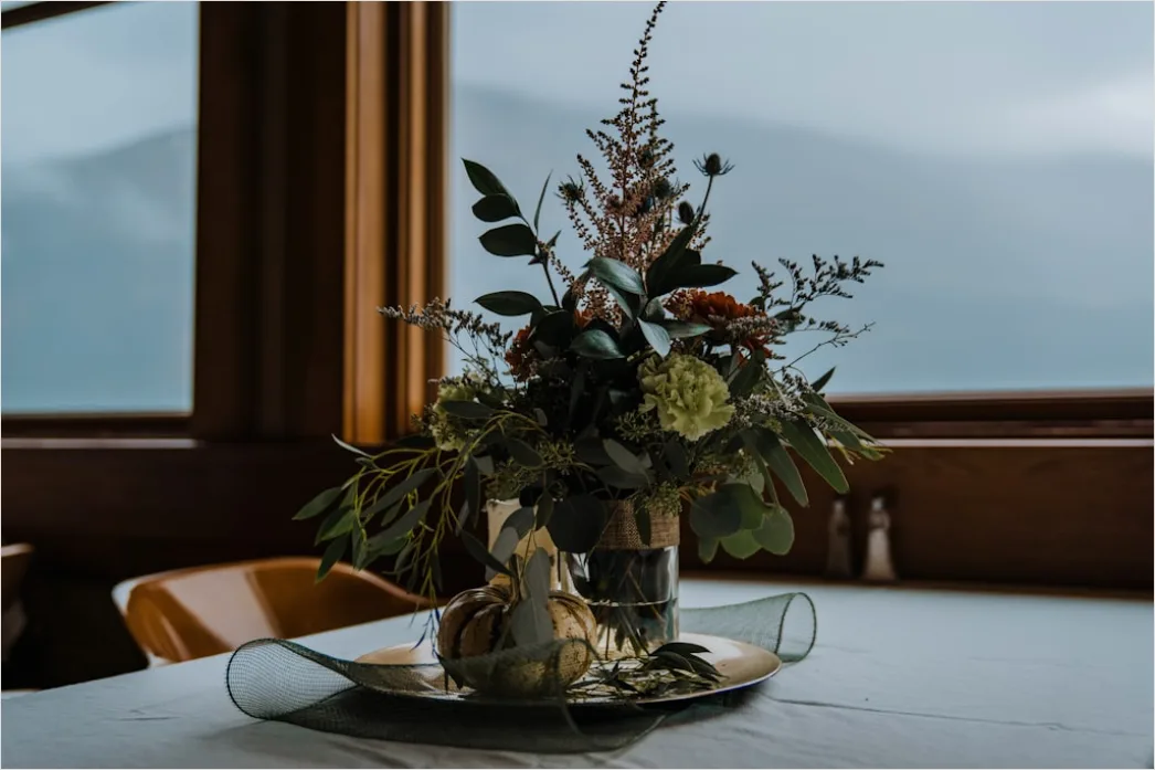 Detail Abschlussfeier Indoor Elegant Dekoration Tisch Number 7