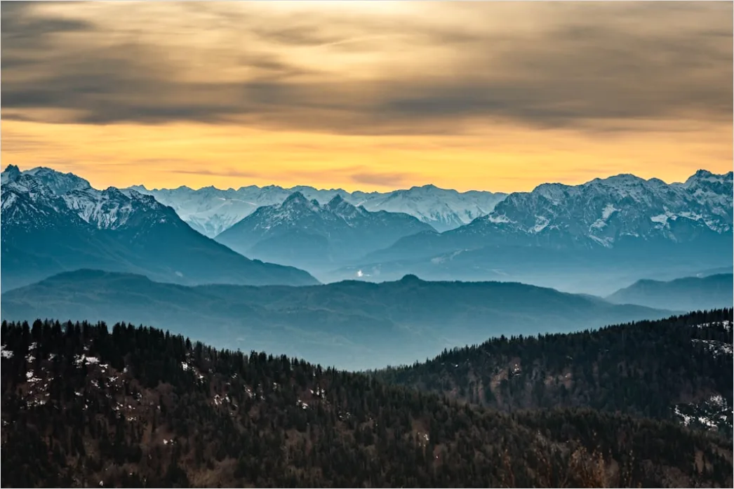 Detail Alpen Herbst Laub Bunt Bergpanorama Number 5