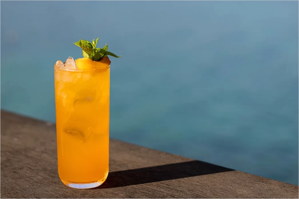 Detail Aperol Spritz Glas Orange Nahaufnahme Sommer Number 19