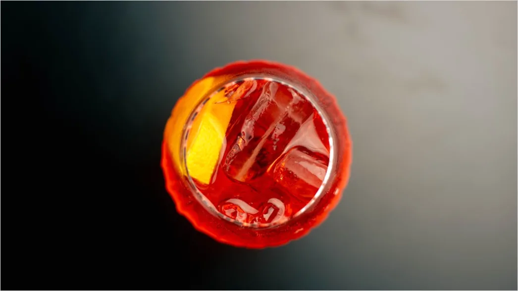 Detail Aperol Spritz Glas Orange Nahaufnahme Sommer Number 8