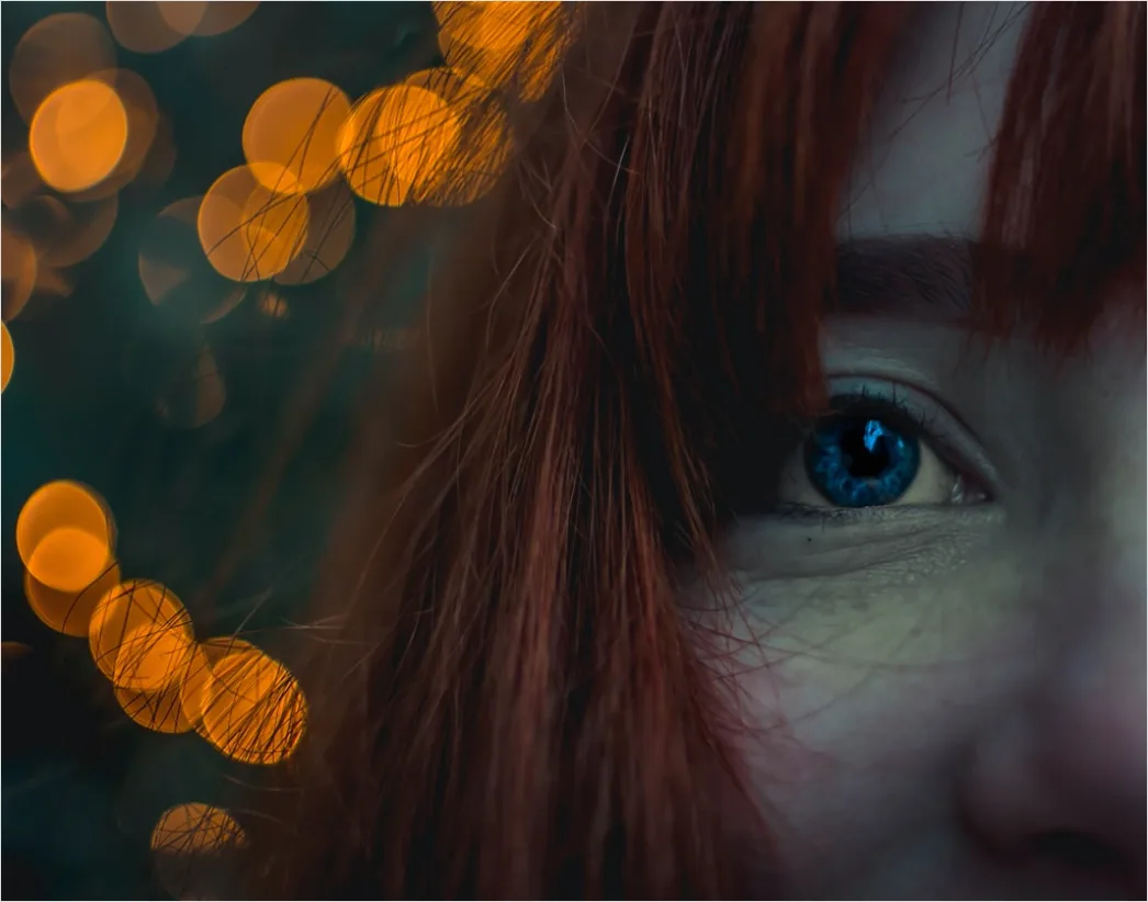 Detail Auge Makro Nahaufnahme Wimpern Bokeh Number 3