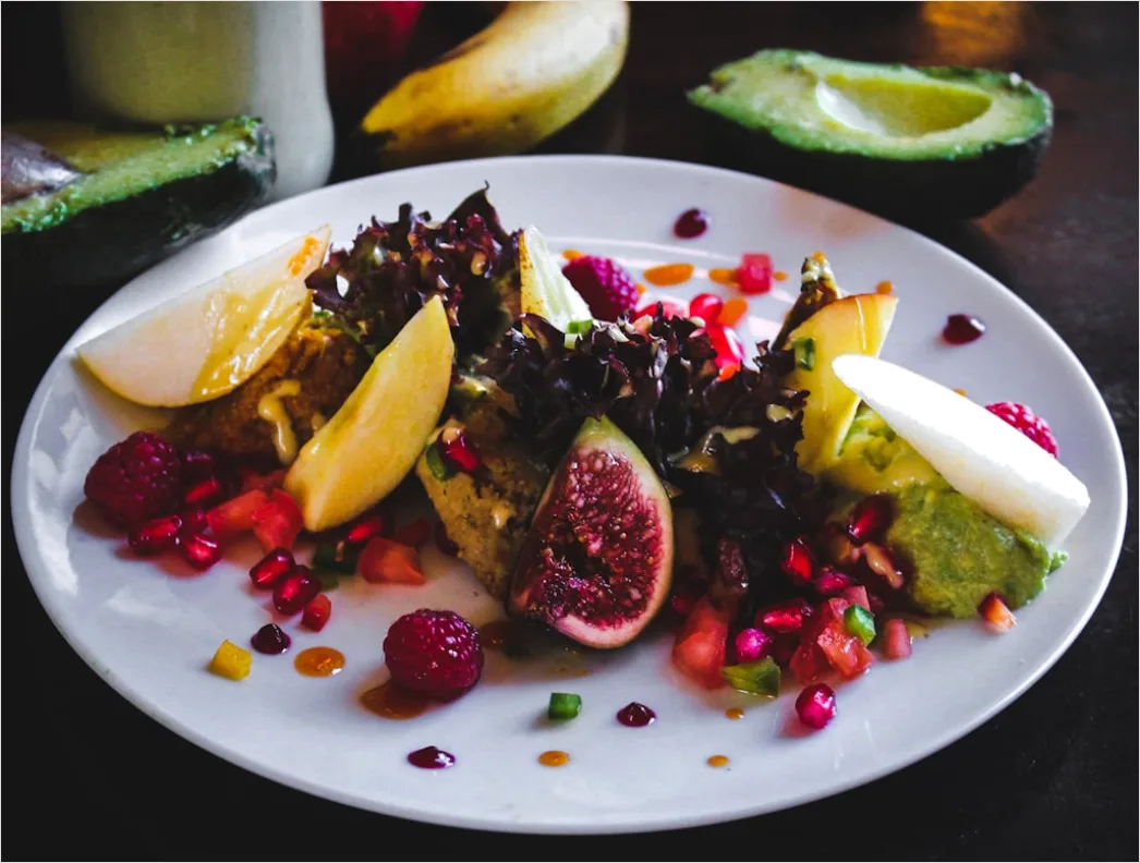 Detail Avocado Salat Teller Nahaufnahme Gesund Number 6