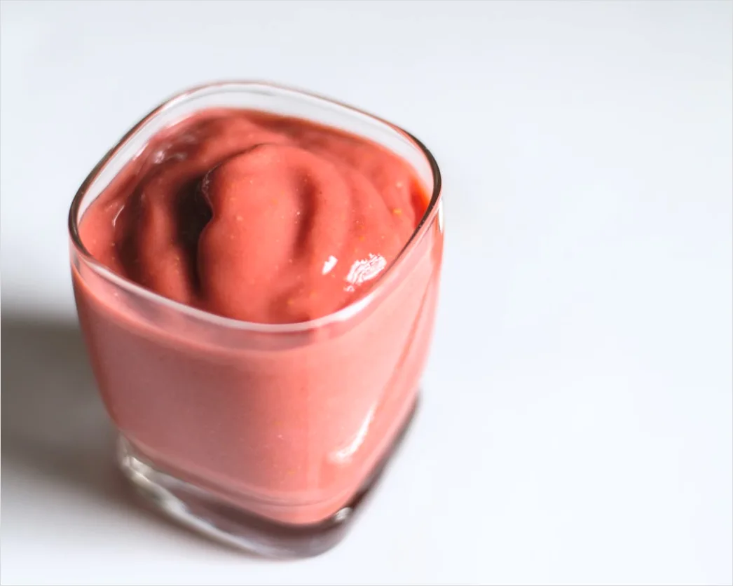 Detail Beeren Smoothie Glas Strohhalm Nahaufnahme Number 5