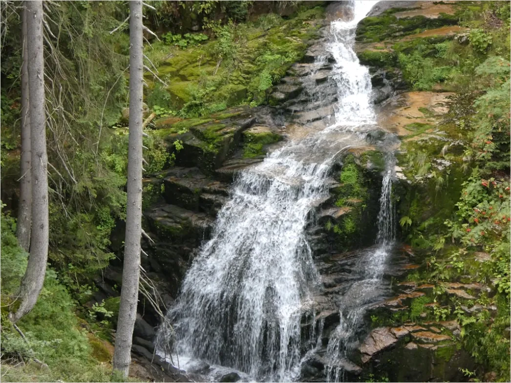 Detail Bergbach Wasserfall Nahaufnahme Felsen Number 11