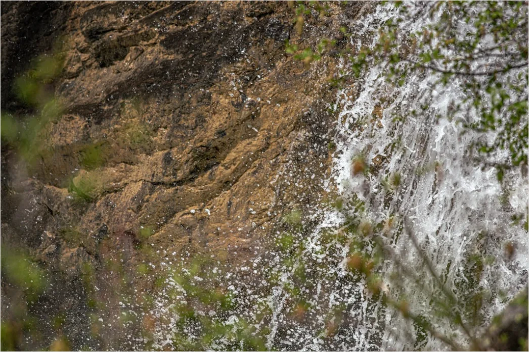 Detail Bergbach Wasserfall Nahaufnahme Felsen Number 13