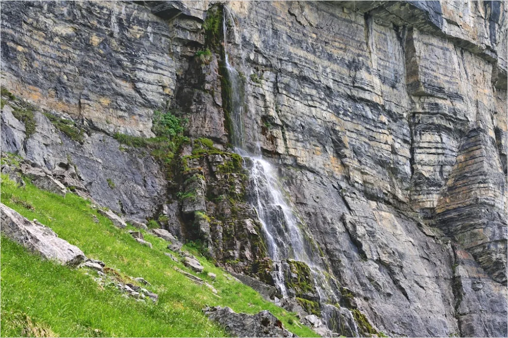 Detail Bergbach Wasserfall Nahaufnahme Felsen Number 17