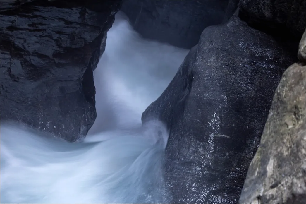 Detail Bergbach Wasserfall Nahaufnahme Felsen Number 7