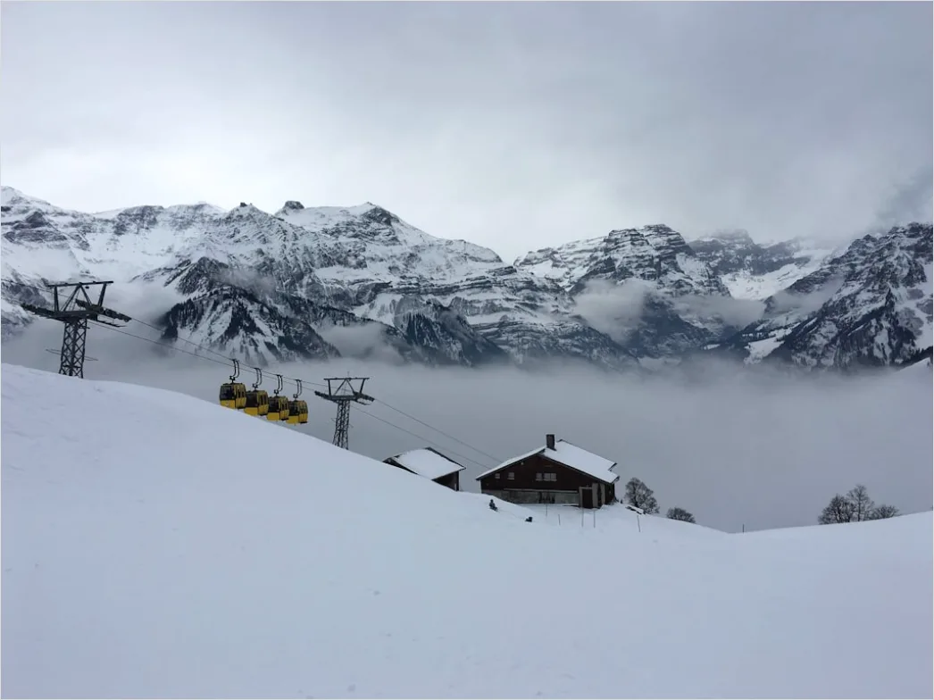 Detail Berghütte Alpen Winter Schnee Stimmung Number 12