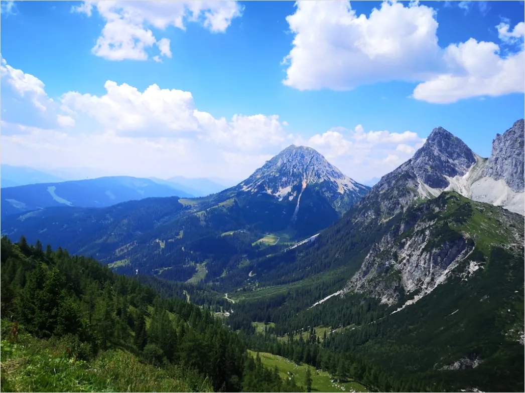Bergsteiger Gipfel Aussicht Panorama F95d