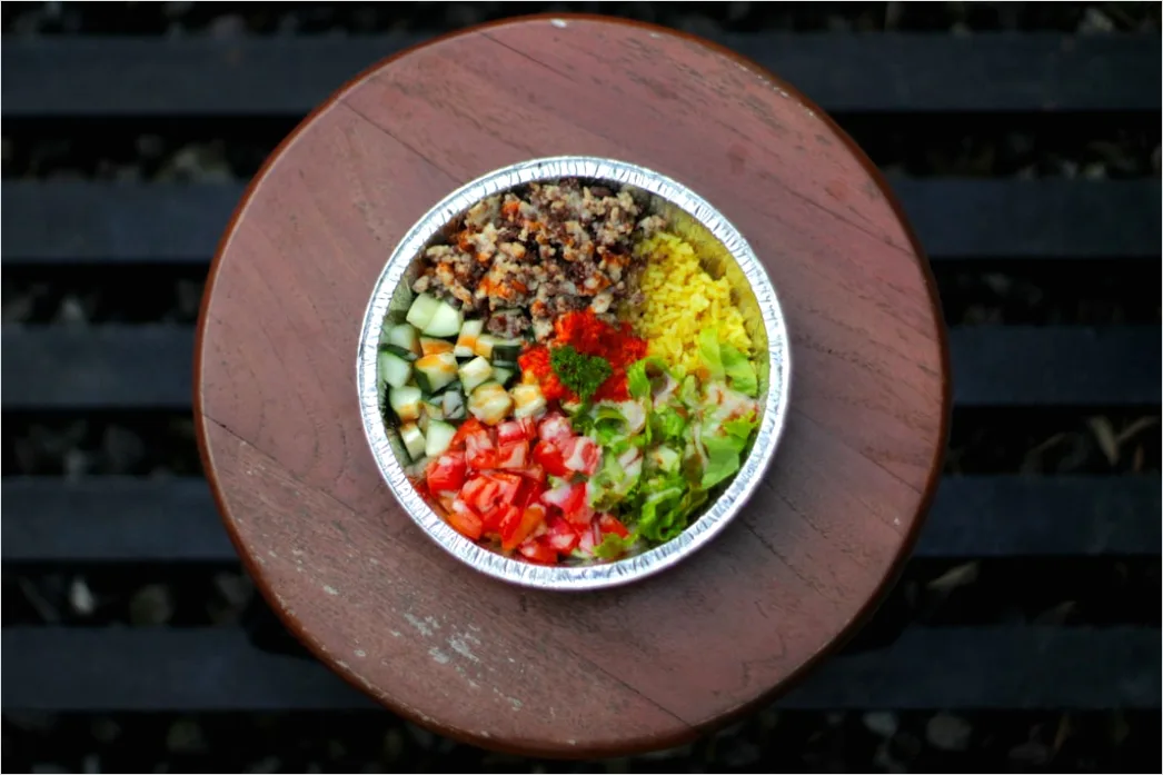 Detail Bowls Meal Prep Woche Draufsicht Number 14