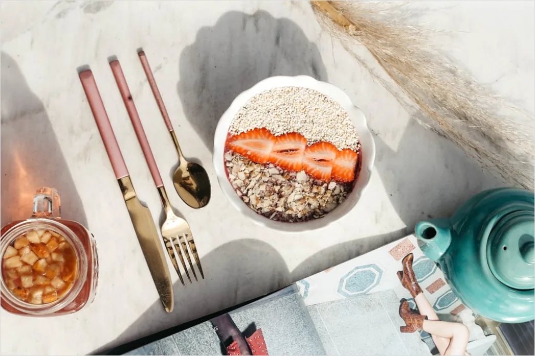 Detail Bowls Meal Prep Woche Draufsicht Number 15
