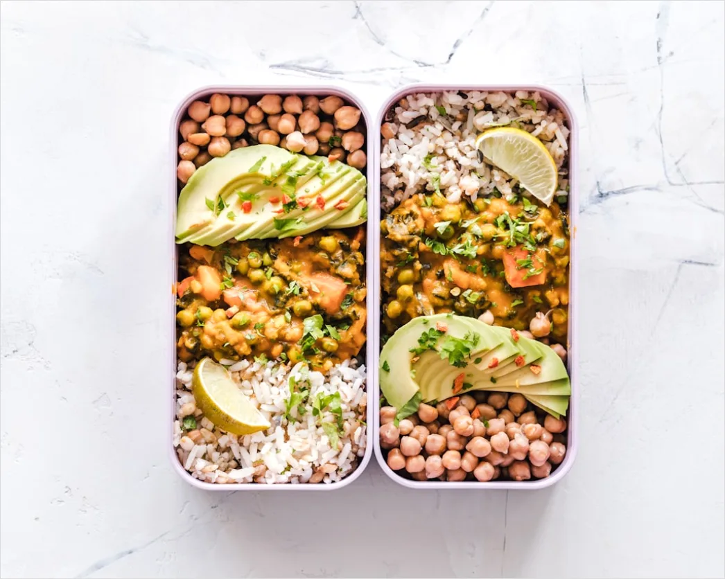 Detail Bowls Meal Prep Woche Draufsicht Number 3