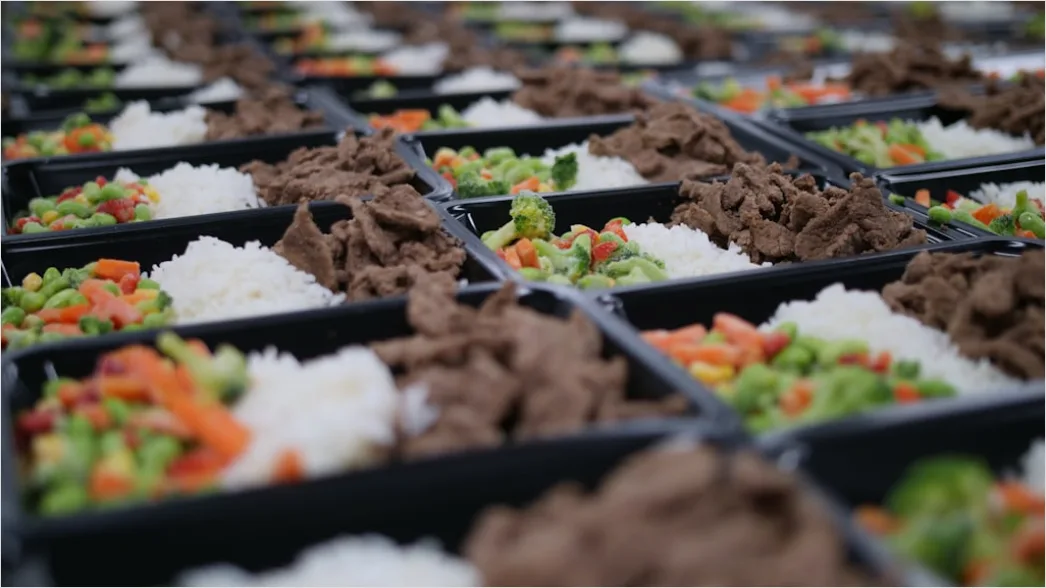 Detail Bowls Meal Prep Woche Draufsicht Number 5