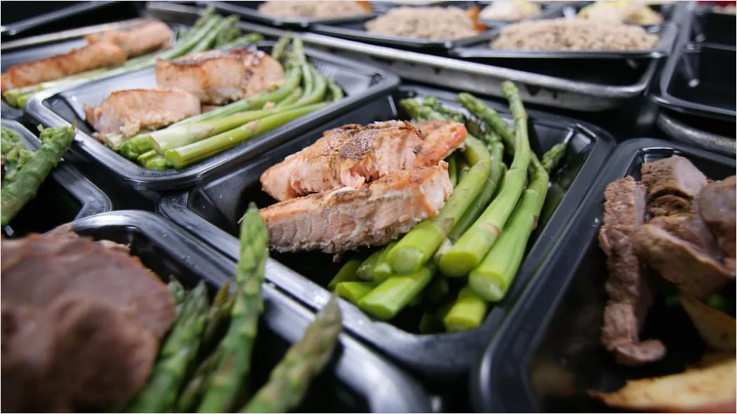 Detail Bowls Meal Prep Woche Draufsicht Number 6