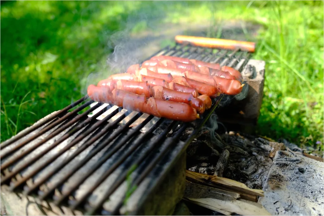 Detail Bratwurst Grill Nahaufnahme Sommer Outdoor Number 2