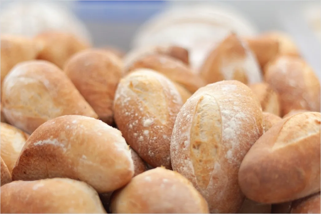 Detail Brötchen Frisch Gebacken Korb Nahaufnahme Number 11