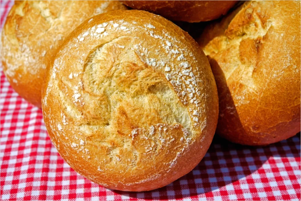 Detail Brötchen Frisch Gebacken Korb Nahaufnahme Number 13
