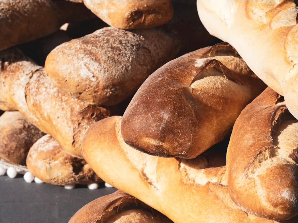 Detail Brötchen Frisch Gebacken Korb Nahaufnahme Number 7