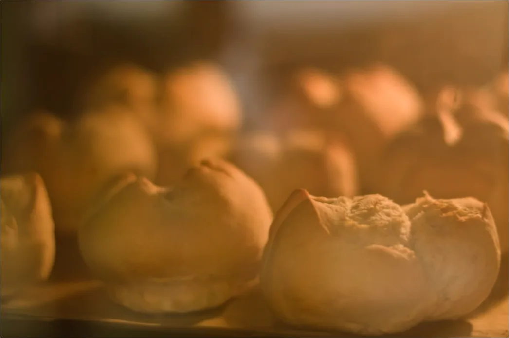 Detail Brötchen Frisch Gebacken Korb Nahaufnahme Number 8