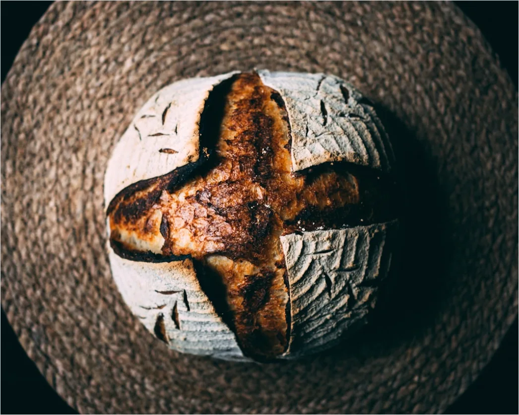 Detail Brot Frisch Gebacken Nahaufnahme Rustikal Number 2