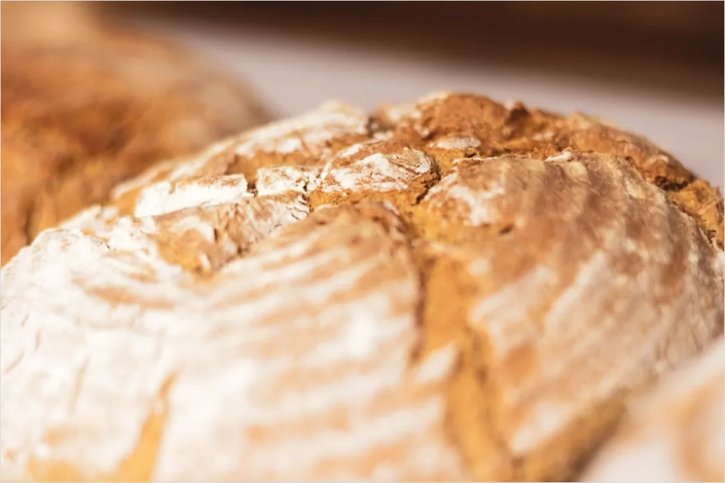 Detail Brot Frisch Gebacken Nahaufnahme Rustikal Number 11