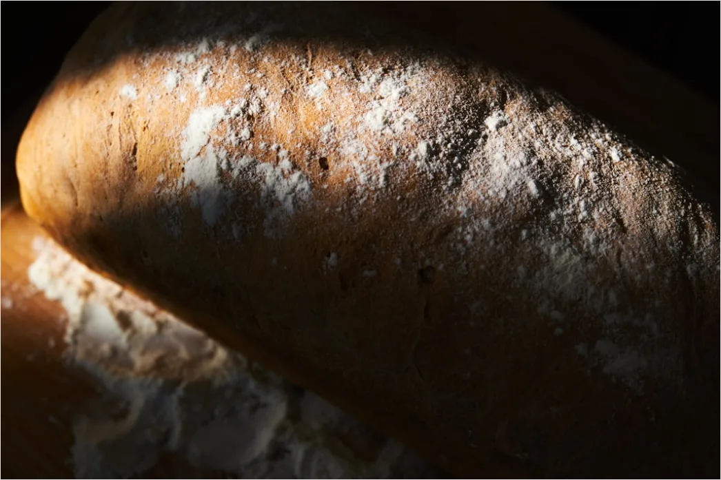 Detail Brot Frisch Gebacken Nahaufnahme Rustikal Number 12