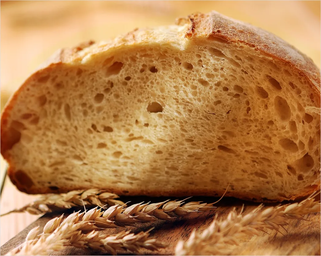 Detail Brot Frisch Gebacken Nahaufnahme Rustikal Number 17